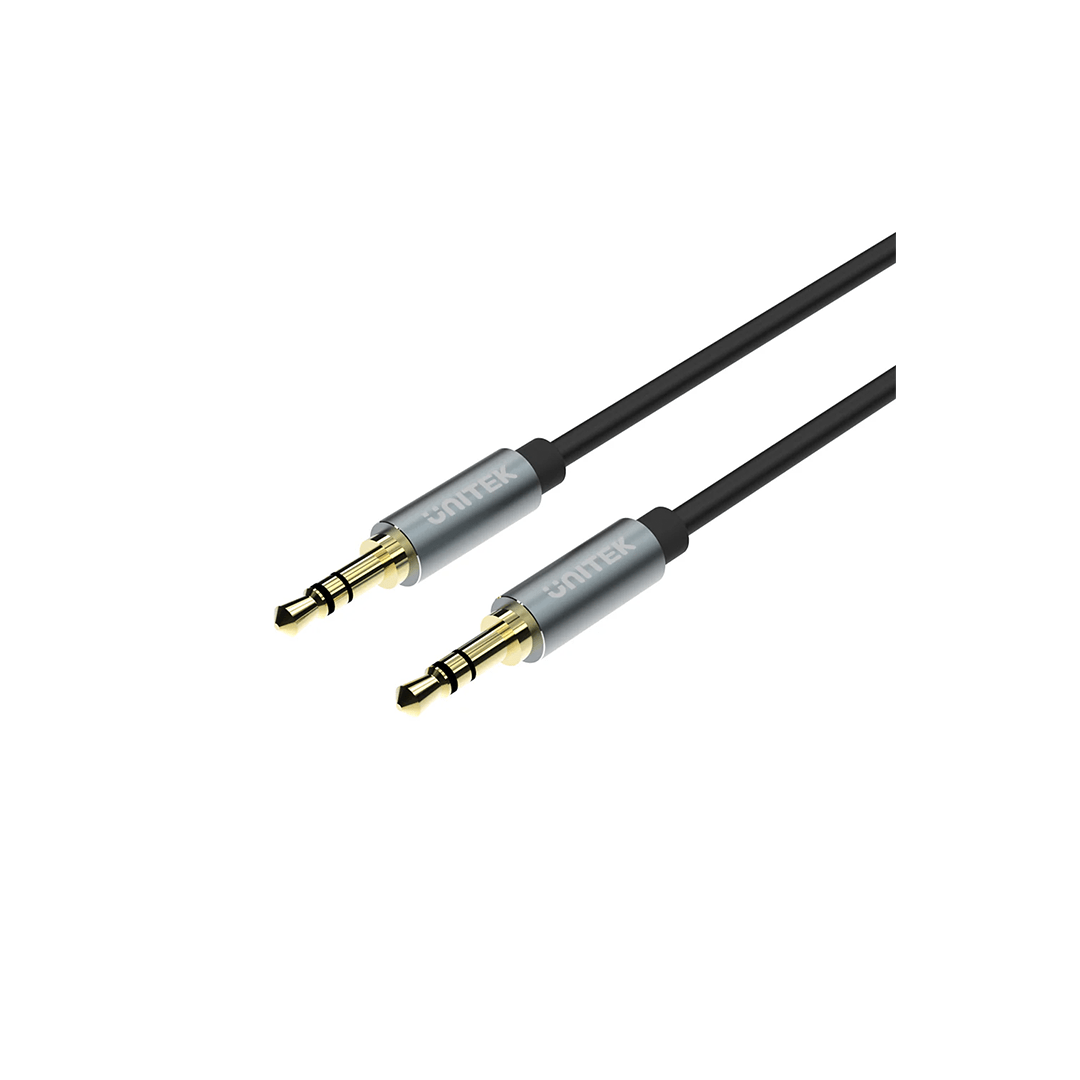 Unitek 3.5MM AUX Male to Male Audio Cable - 1M in Qatar Unitek 3.5MM AUX Male to Male Audio Cable - 1M in Qatar
